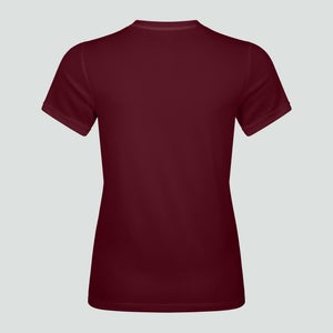 Womens Club Dry Tee Maroon