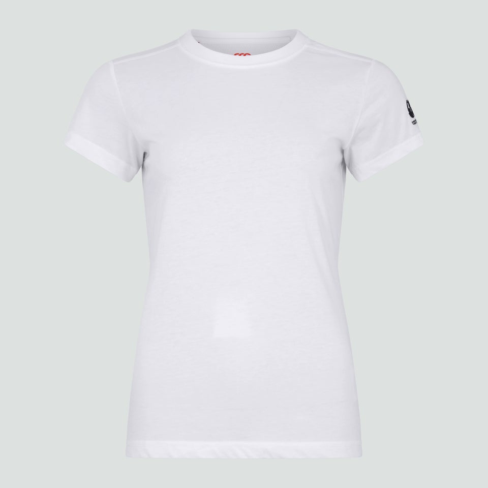 Womens Club Plain Tee White