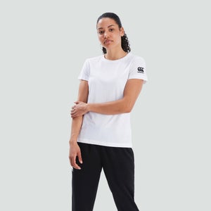 WOMENS CLUB PLAIN TEE WHITE - 18
