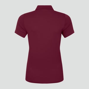Womens Club Dry Polo Shirt Maroon