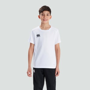 Junior Unisex Club Dry Tee White