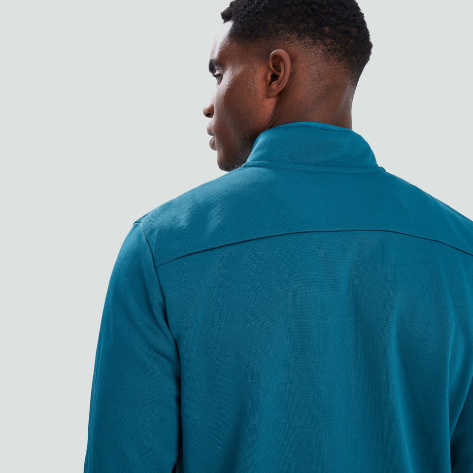 Mens 1/4 Zip Fleece Blue