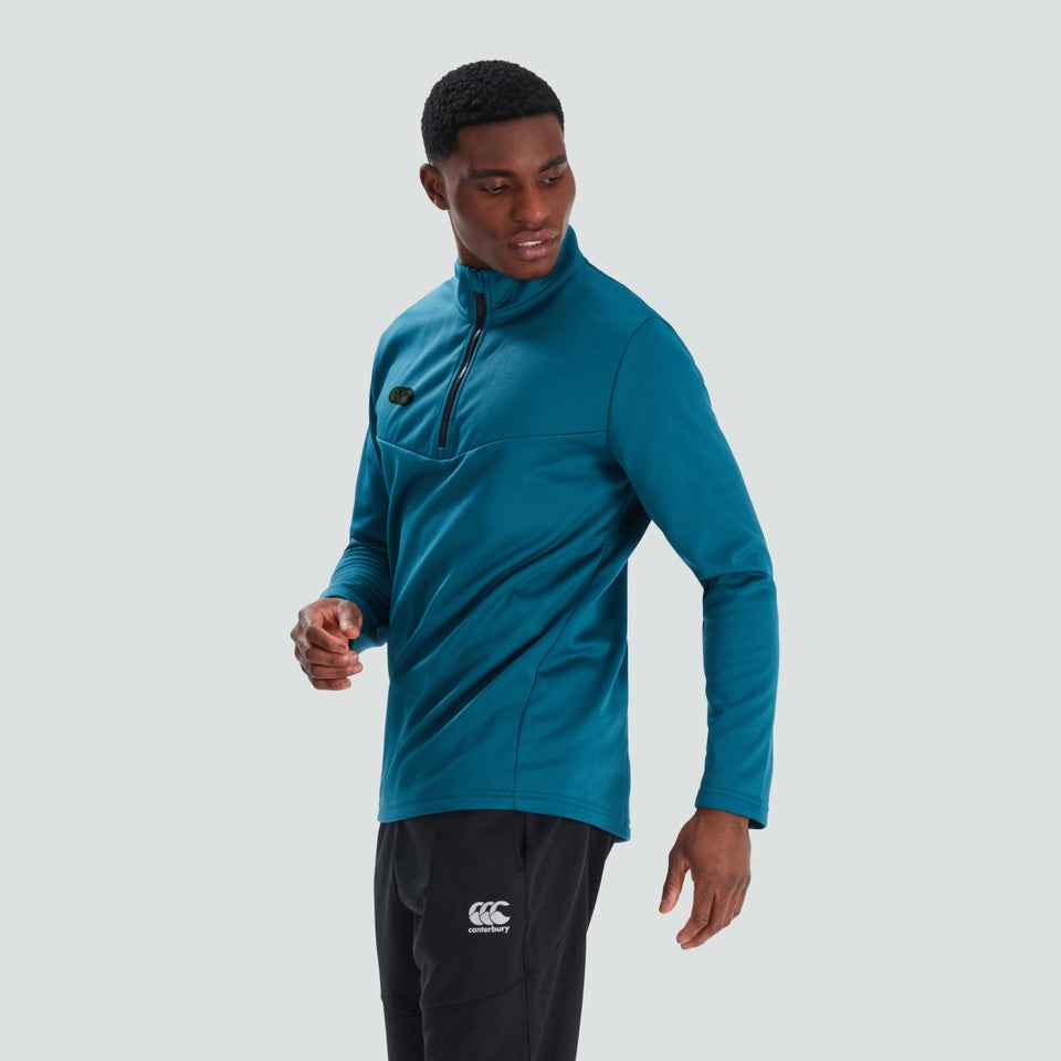 Mens 1/4 Zip Fleece Blue