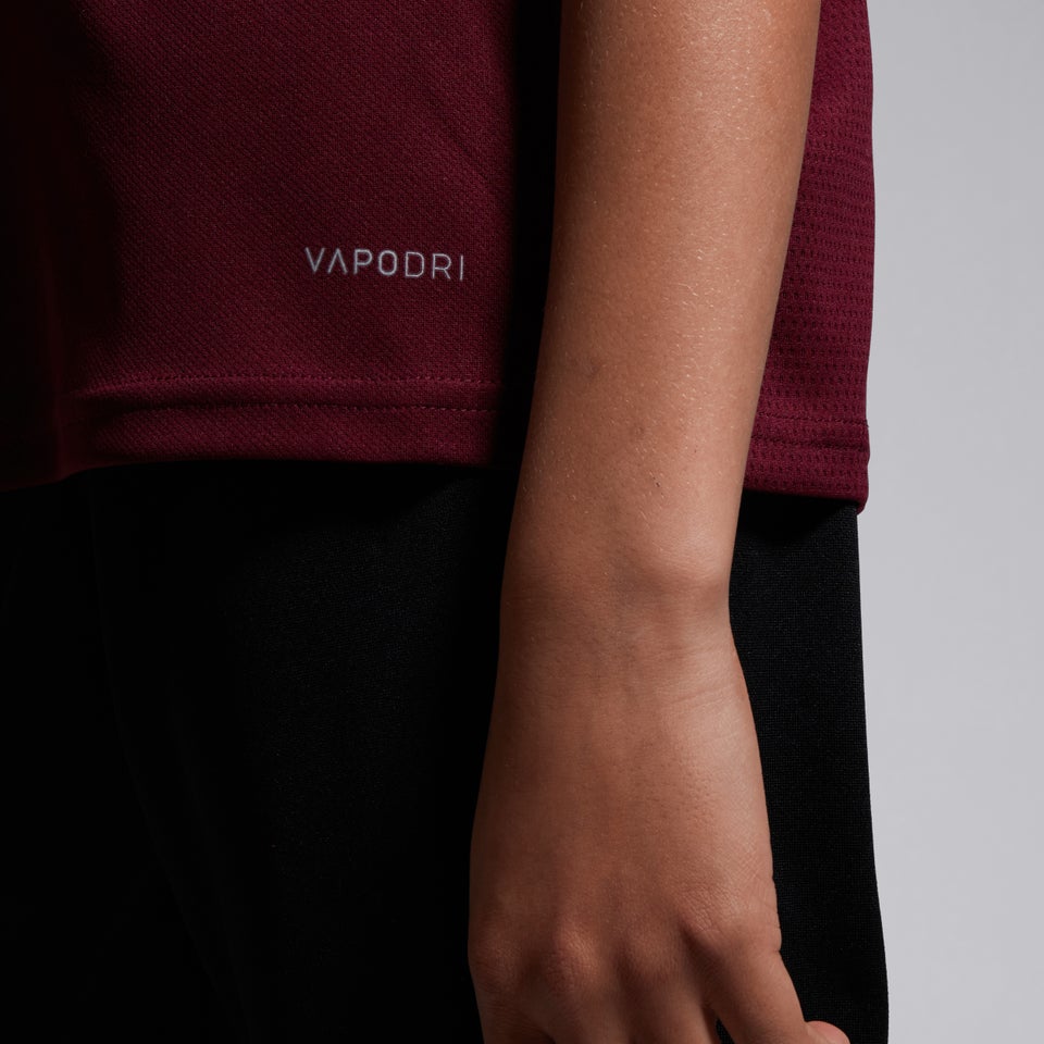 Junior Unisex Club Dry Polo Shirt Maroon