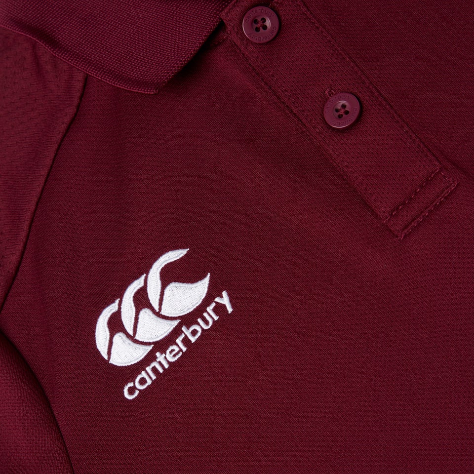 CANTERBURY CLUB DRY POLO JM MAROON