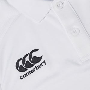 Junior Unisex Club Dry Polo Shirt White