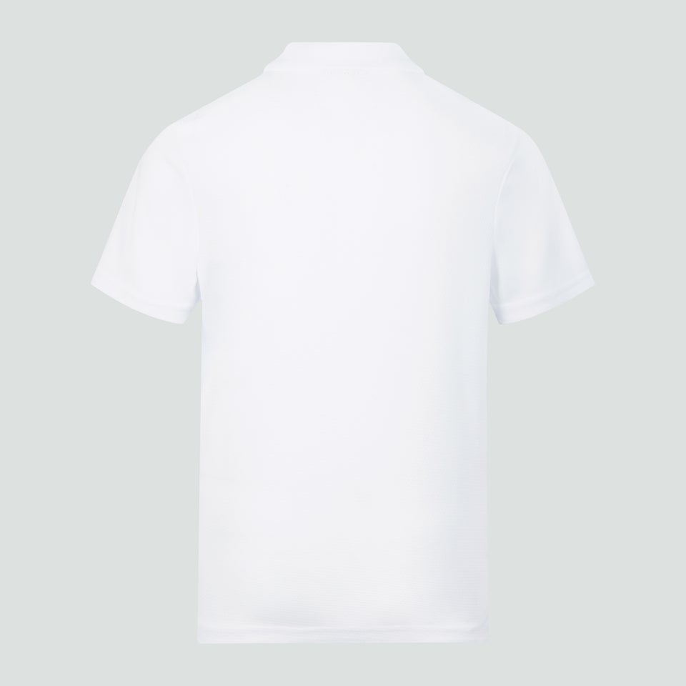 Junior Unisex Club Dry Polo Shirt White