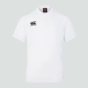 Junior Unisex Club Dry Polo Shirt White