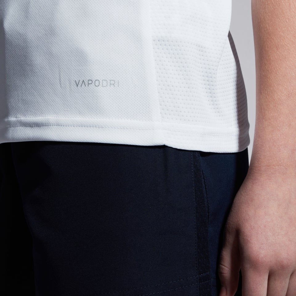 Junior Unisex Club Dry Polo Shirt White