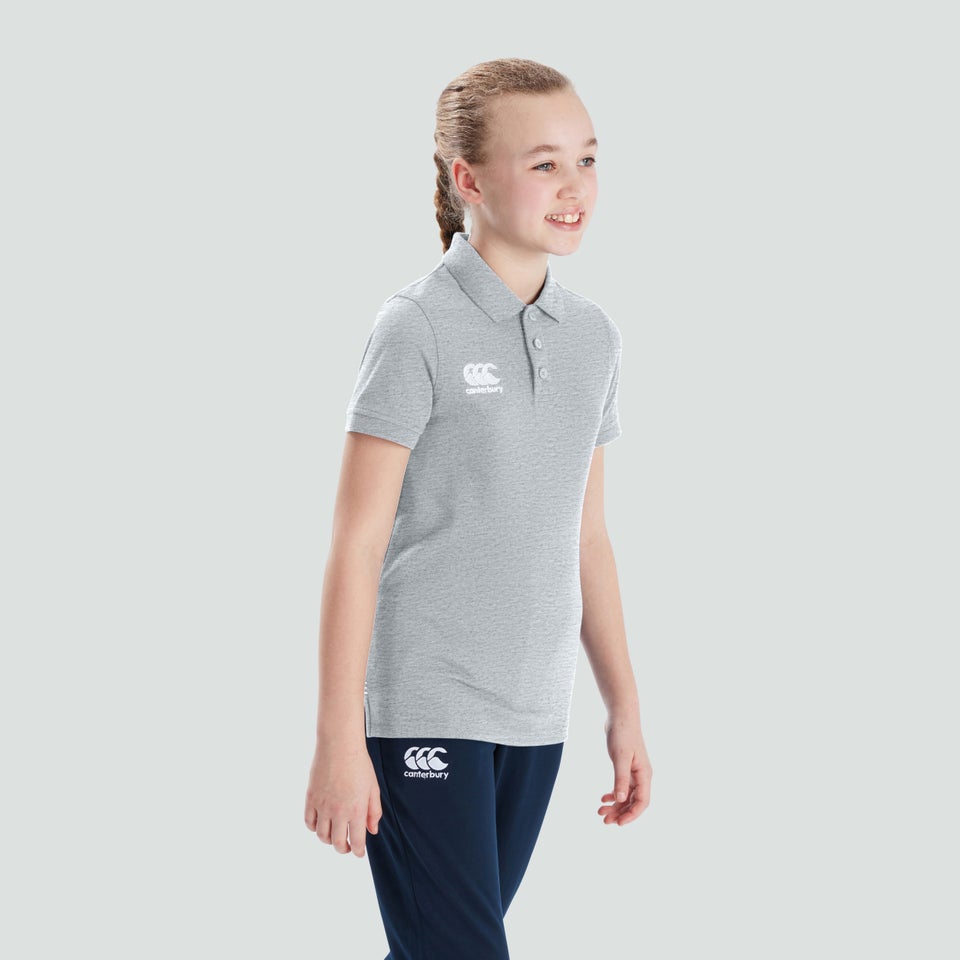 Junior Unisex Waimak Polo Shirt Grey