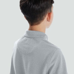 Junior Unisex Waimak Polo Shirt Grey