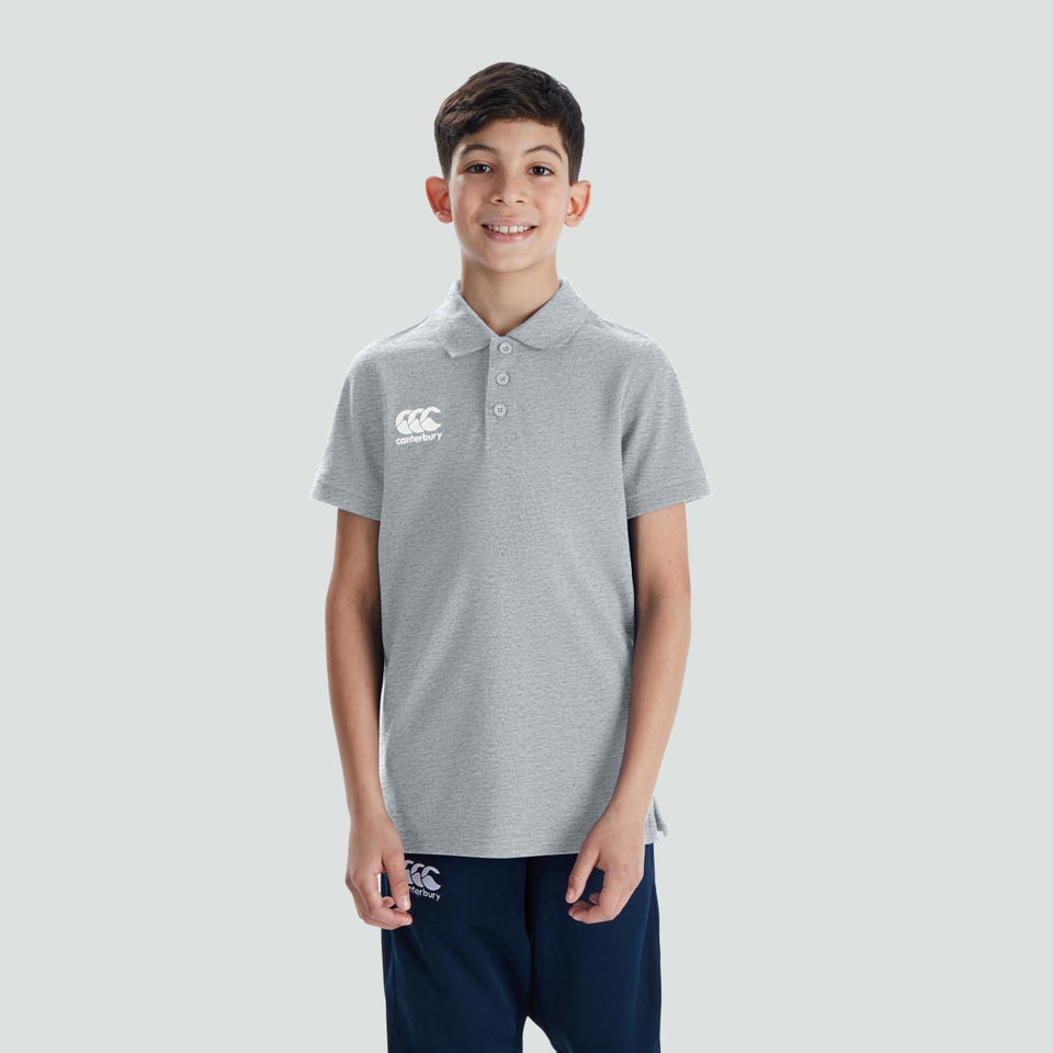 Junior Unisex Waimak Polo Shirt Grey