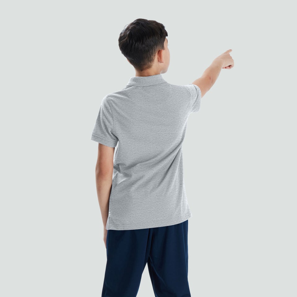 CANTERBURY WAIMAK POLO SHIRT KIDS GREY