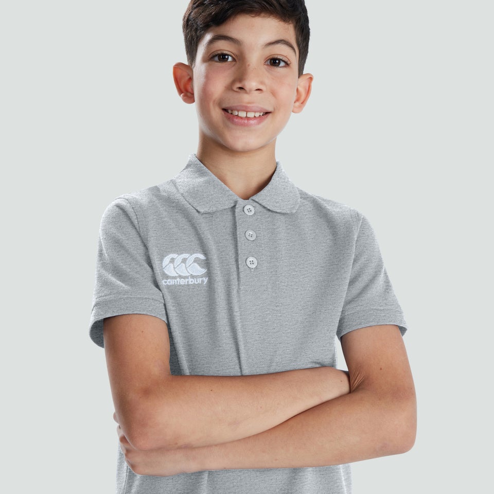 Junior Unisex Waimak Polo Shirt Grey