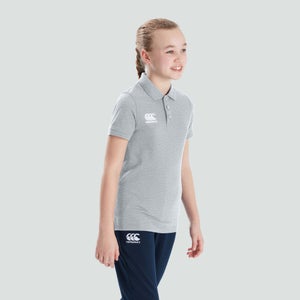 CANTERBURY WAIMAK POLO SHIRT KIDS GREY