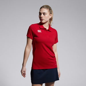 CANTERBURY CLUB DRY POLO AF FLAG RED - 14