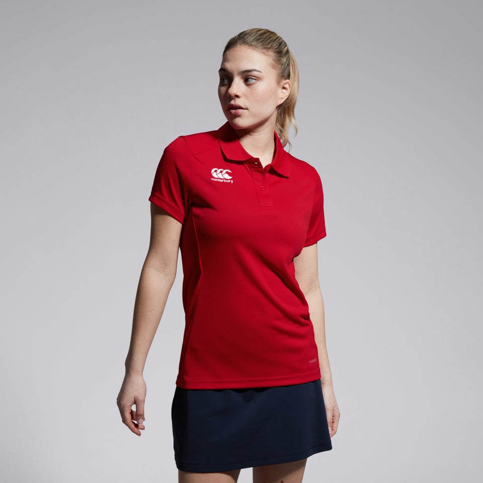 CANTERBURY CLUB DRY POLO AF FLAG RED