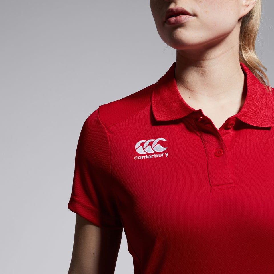 CANTERBURY CLUB DRY POLO AF FLAG RED
