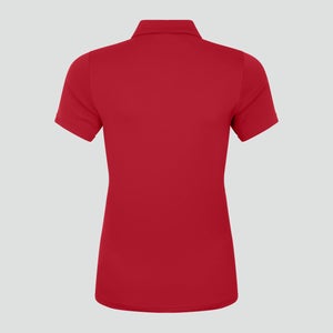 Womens Club Dry Polo Shirt Red