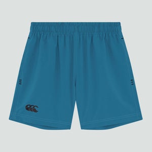 Junior Unisex Woven Short Blue