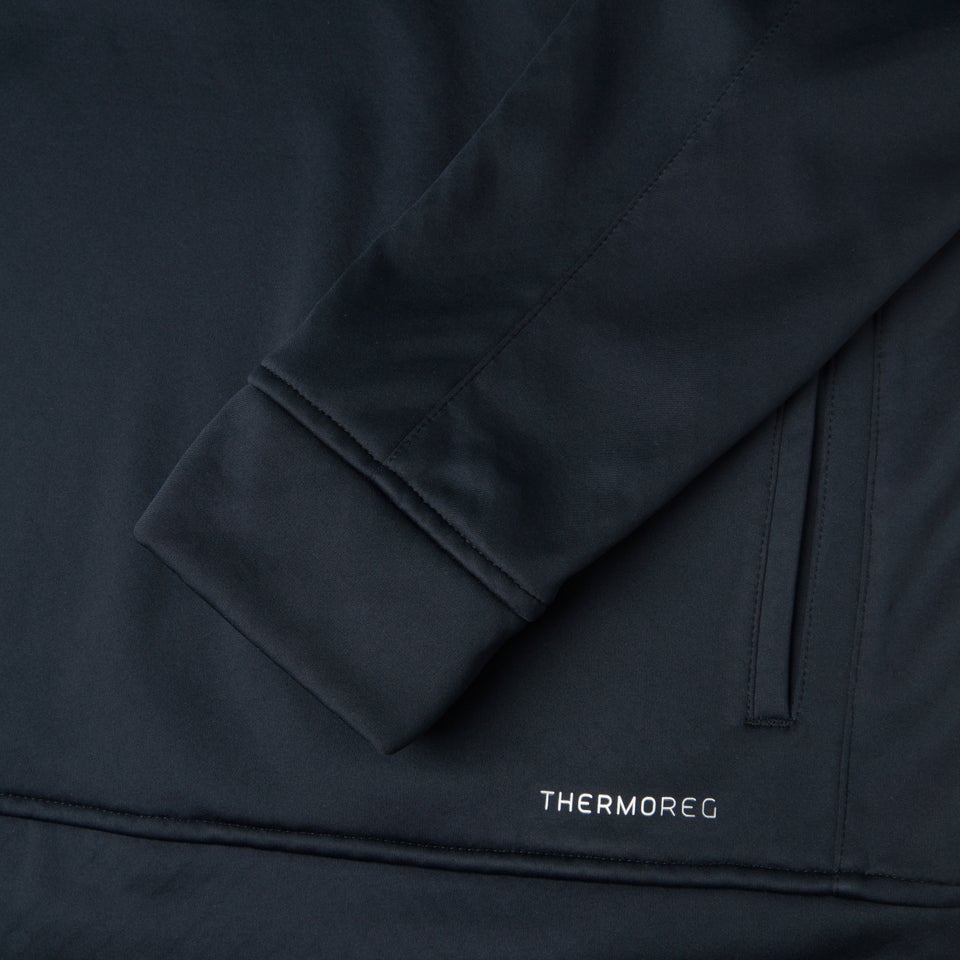 Mens 1/2 Zip Thermoreg Fleece Black