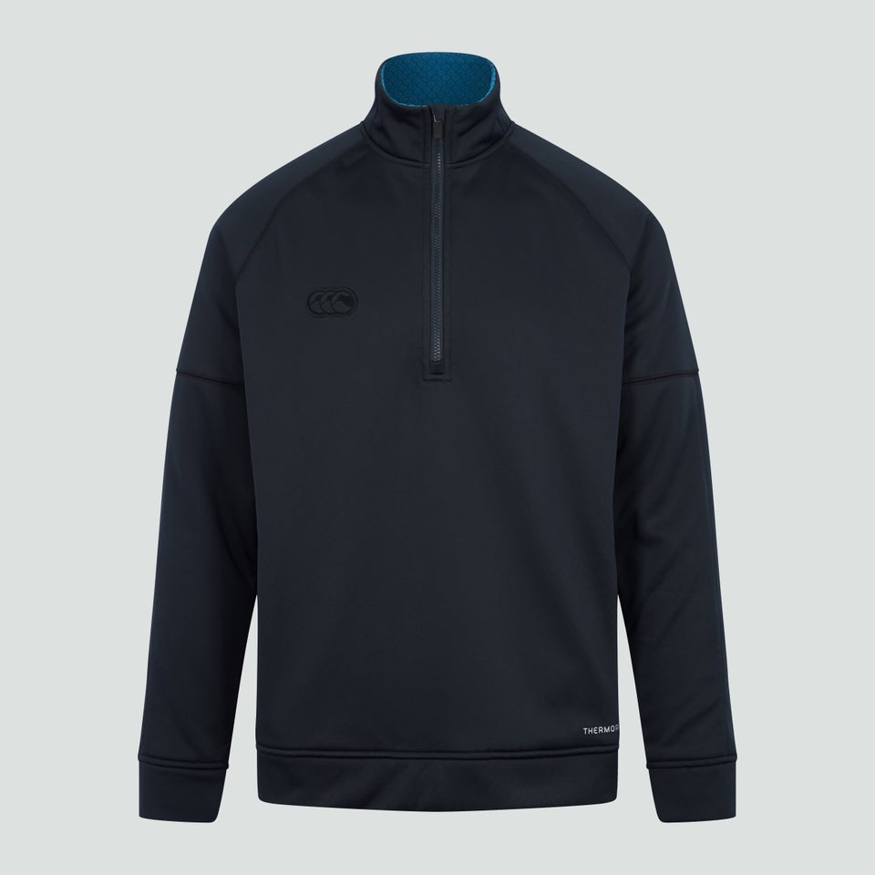 Mens 1/2 Zip Thermoreg Fleece Black