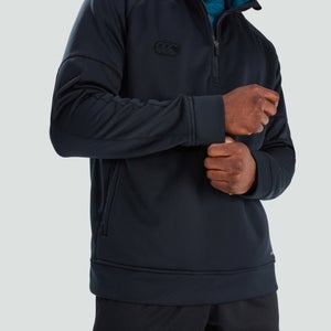 Mens 1/2 Zip Thermoreg Fleece Black