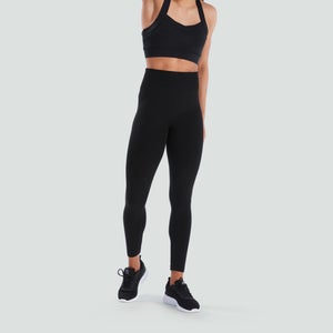 WOMENS SEAMLESS LEGGING BLACK - 18/20