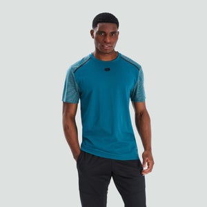 MENS GRAPHIC TRAINING TEE BLUE - XS