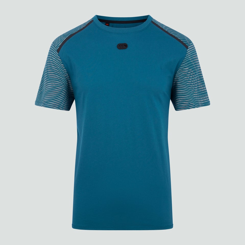 Mens Graphic Training Tee Blue