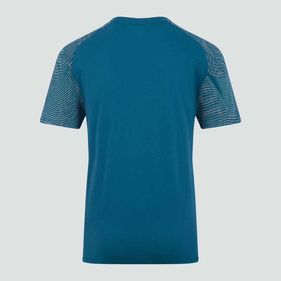 Mens Graphic Training Tee Blue