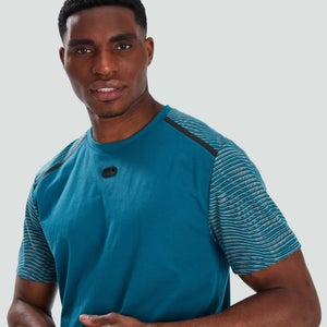 Mens Graphic Training Tee Blue