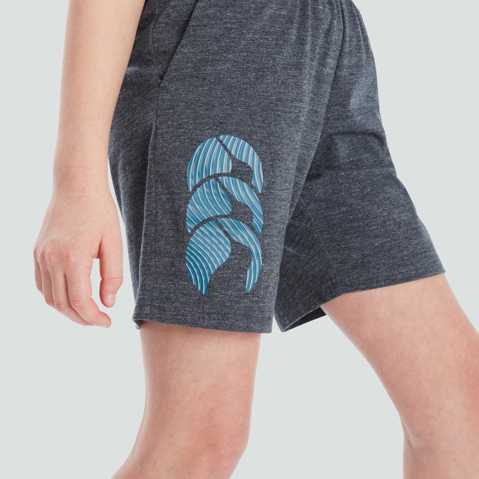 Junior Unisex Cotton Short Grey