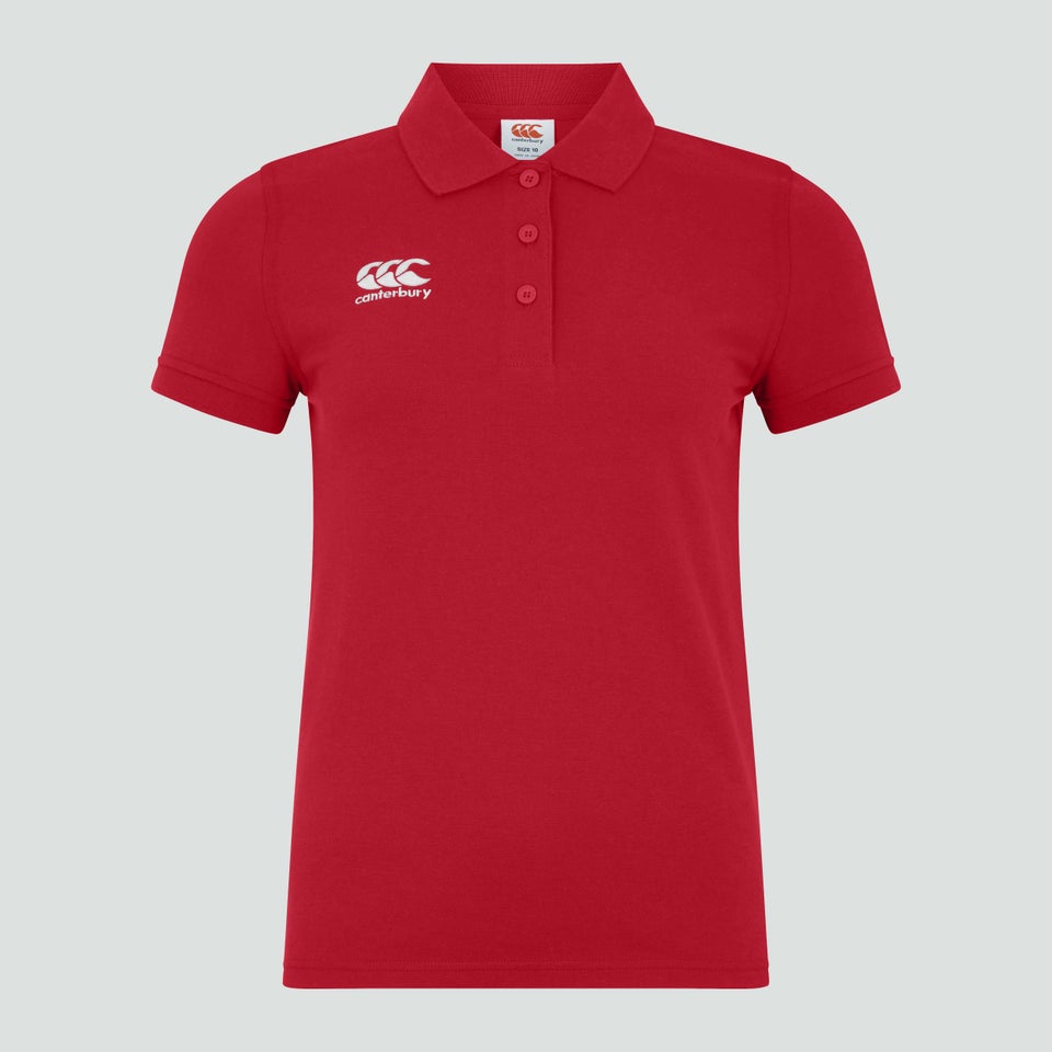 Junior Unisex Waimak Polo Shirt Red