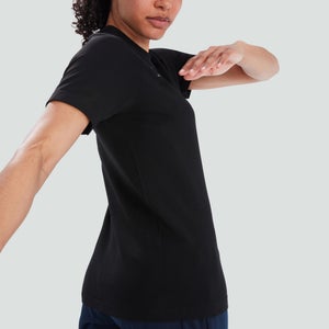 CANTERBURY SEAMLESS TEE V2 AF BLK/GRY