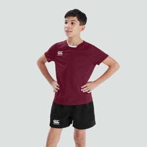Junior Unisex Club Dry Tee Maroon