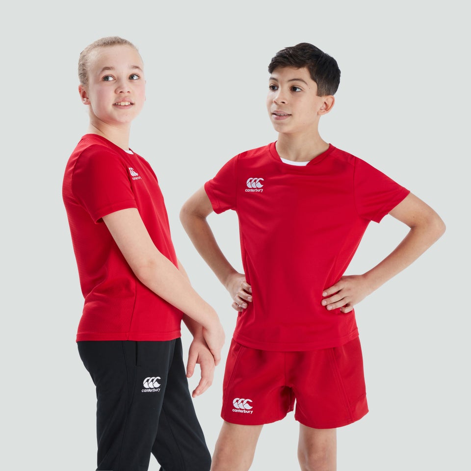 CANTERBURY CLUB DRY TEE JM FLAG RED