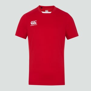 Junior Unisex Club Dry Tee Red