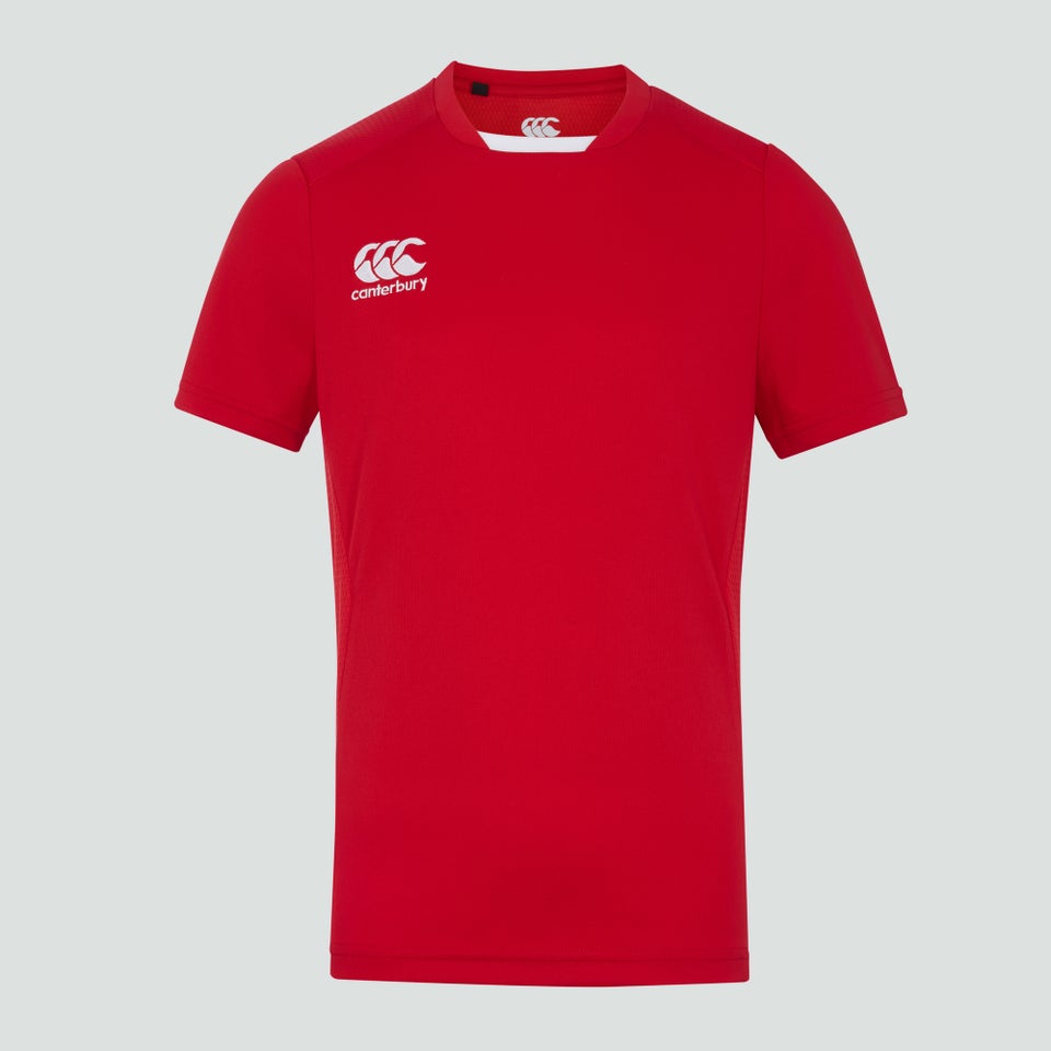 CANTERBURY CLUB DRY TEE JM FLAG RED