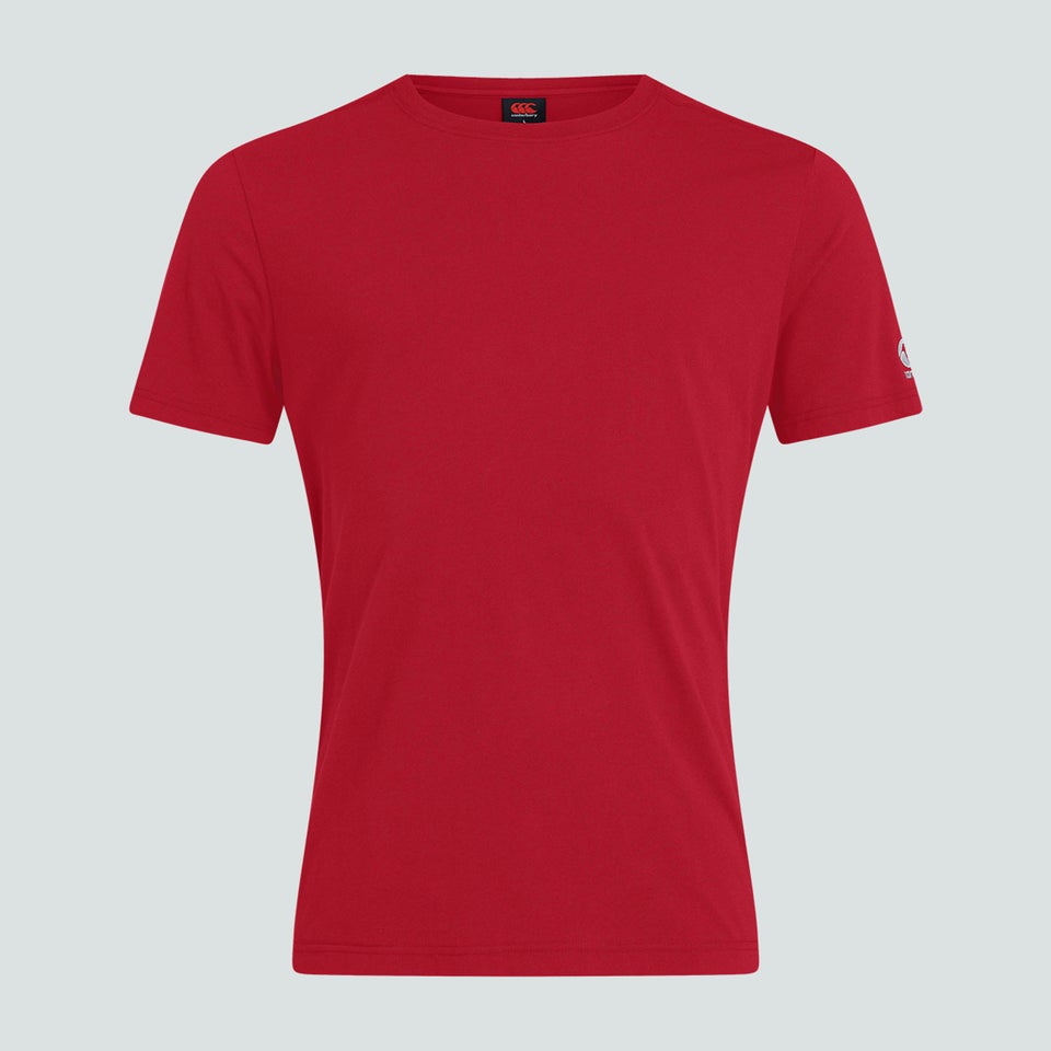 Junior Unisex Club Plain Tee Red