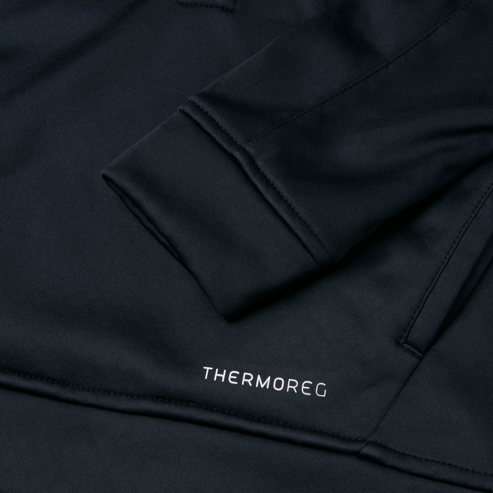 Junior Unisex Half Zip Thermoreg Fleece Black