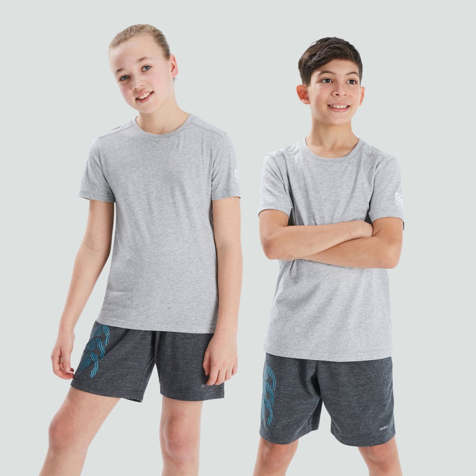 Junior Unisex Club Plain Tee Grey