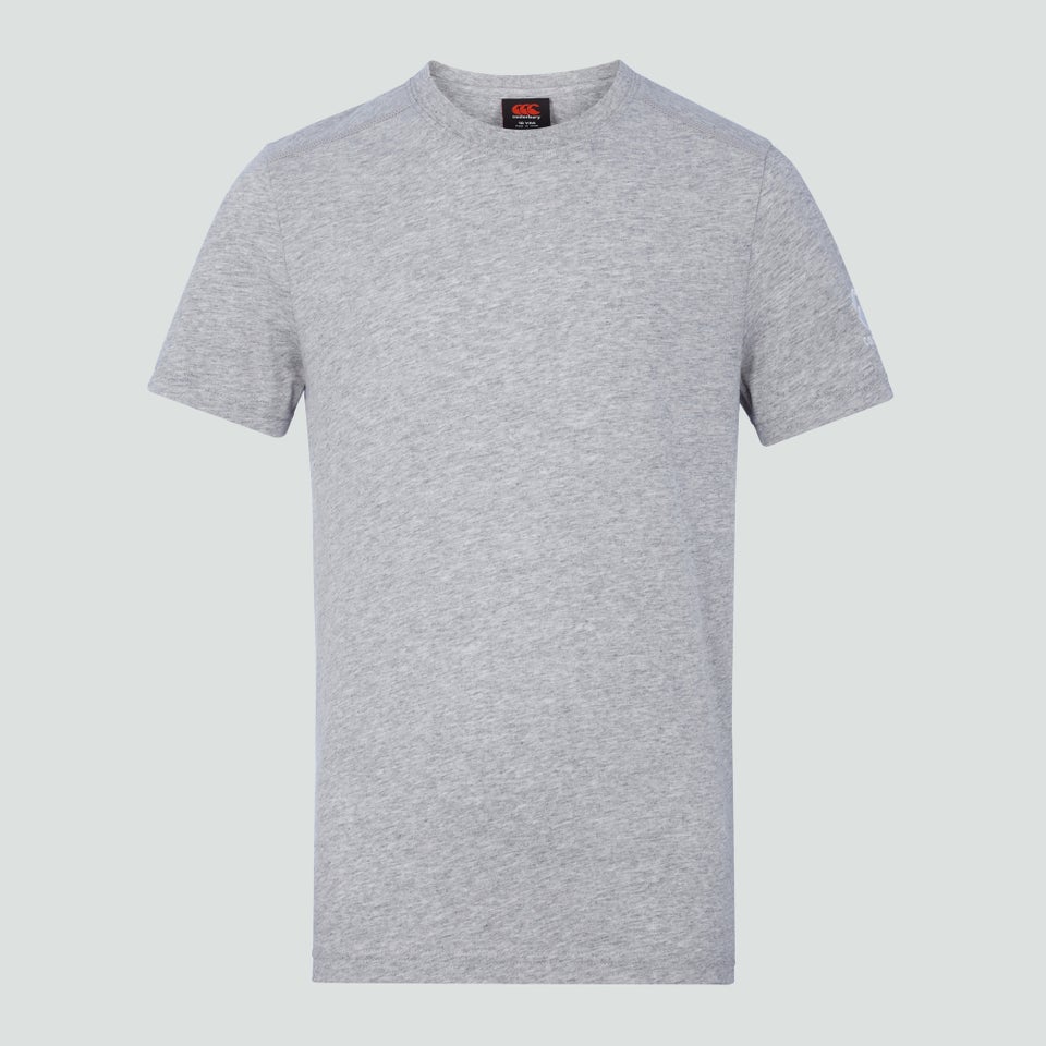 CANTERBURY CLUB PLAIN TEE JM GREY