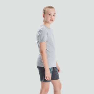 Junior Unisex Club Plain Tee Grey