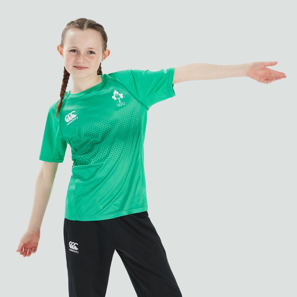 Junior Unisex Ireland Superlight Training T-Shirt Green