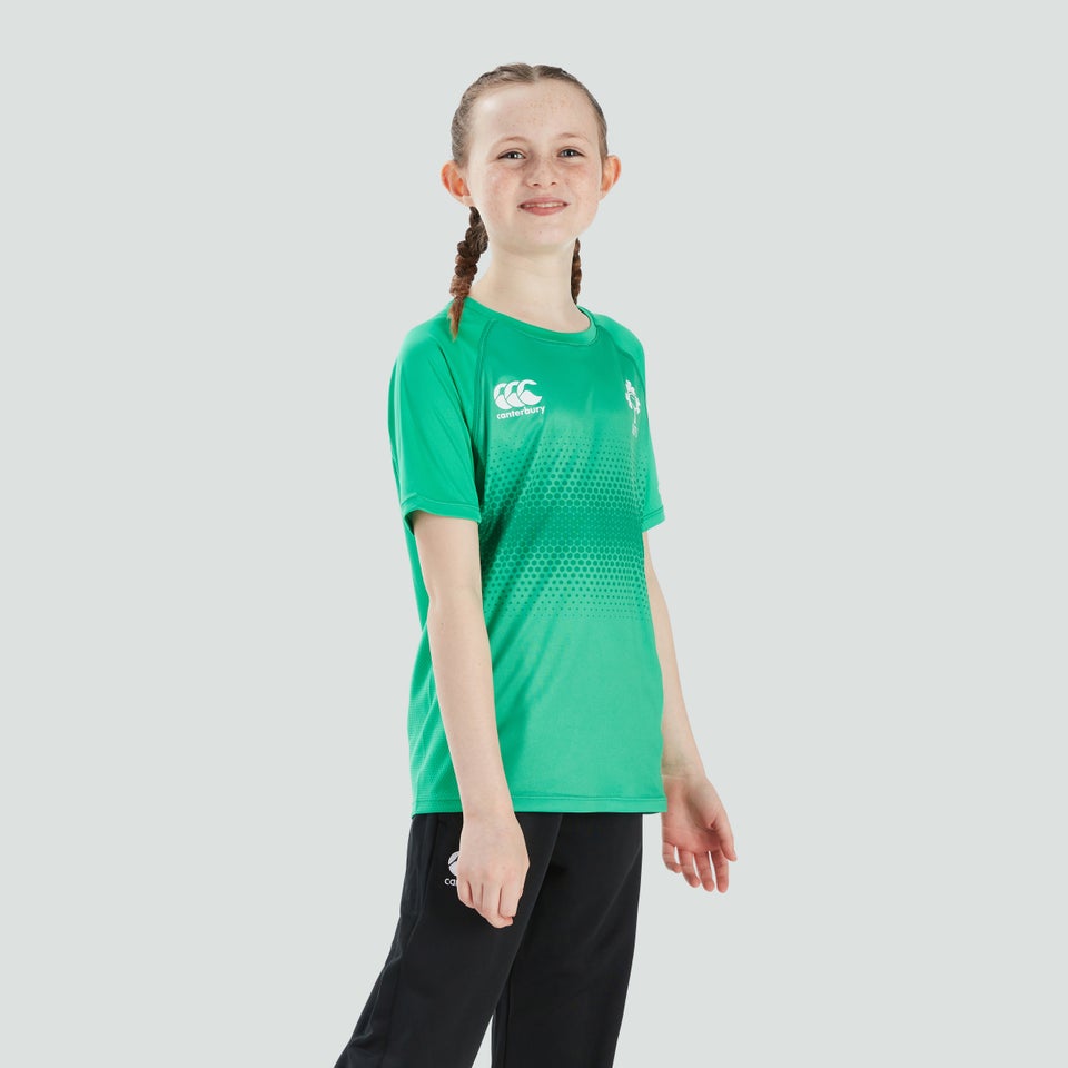 Junior Unisex Ireland Superlight Training T-Shirt Green