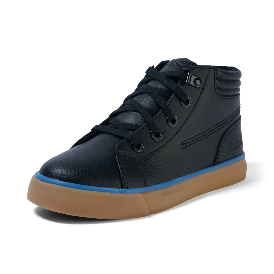 Junior Boys Tovni Hi Padded Leather Black
