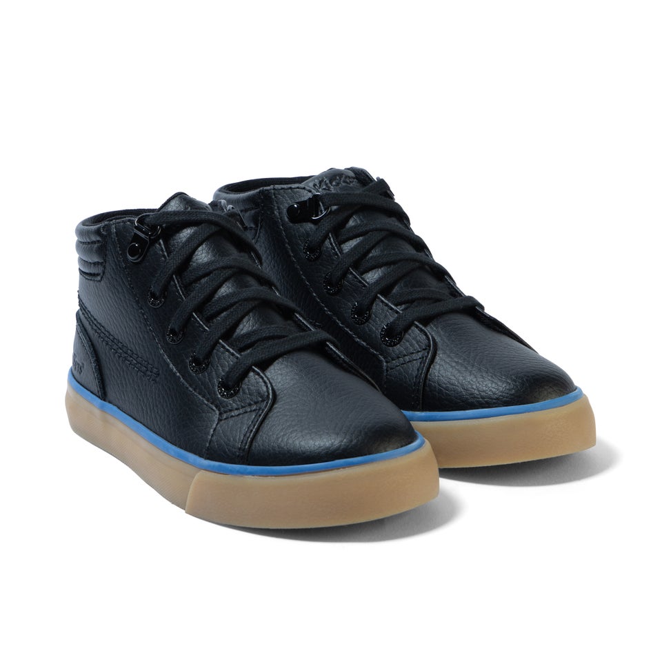 Junior Boys Tovni Hi Padded Leather Black