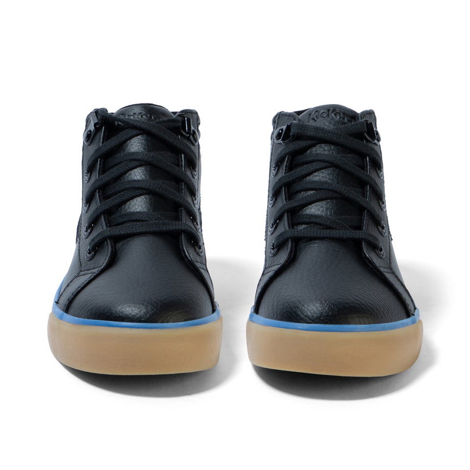 Junior Boys Tovni Hi Padded Leather Black