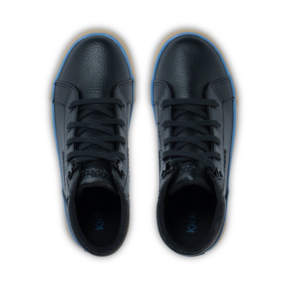 Junior Boys Tovni Hi Padded Leather Black